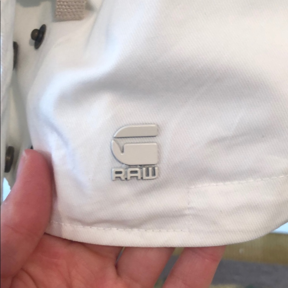 G-Star white jacket! M. NWOT! - Picture 4 of 10
